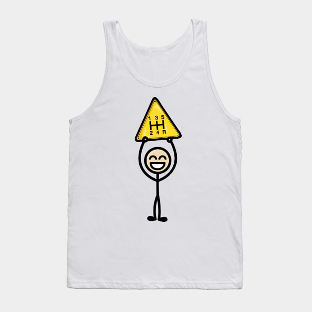 5-Speed Guy Tank Top by hoddynoddy